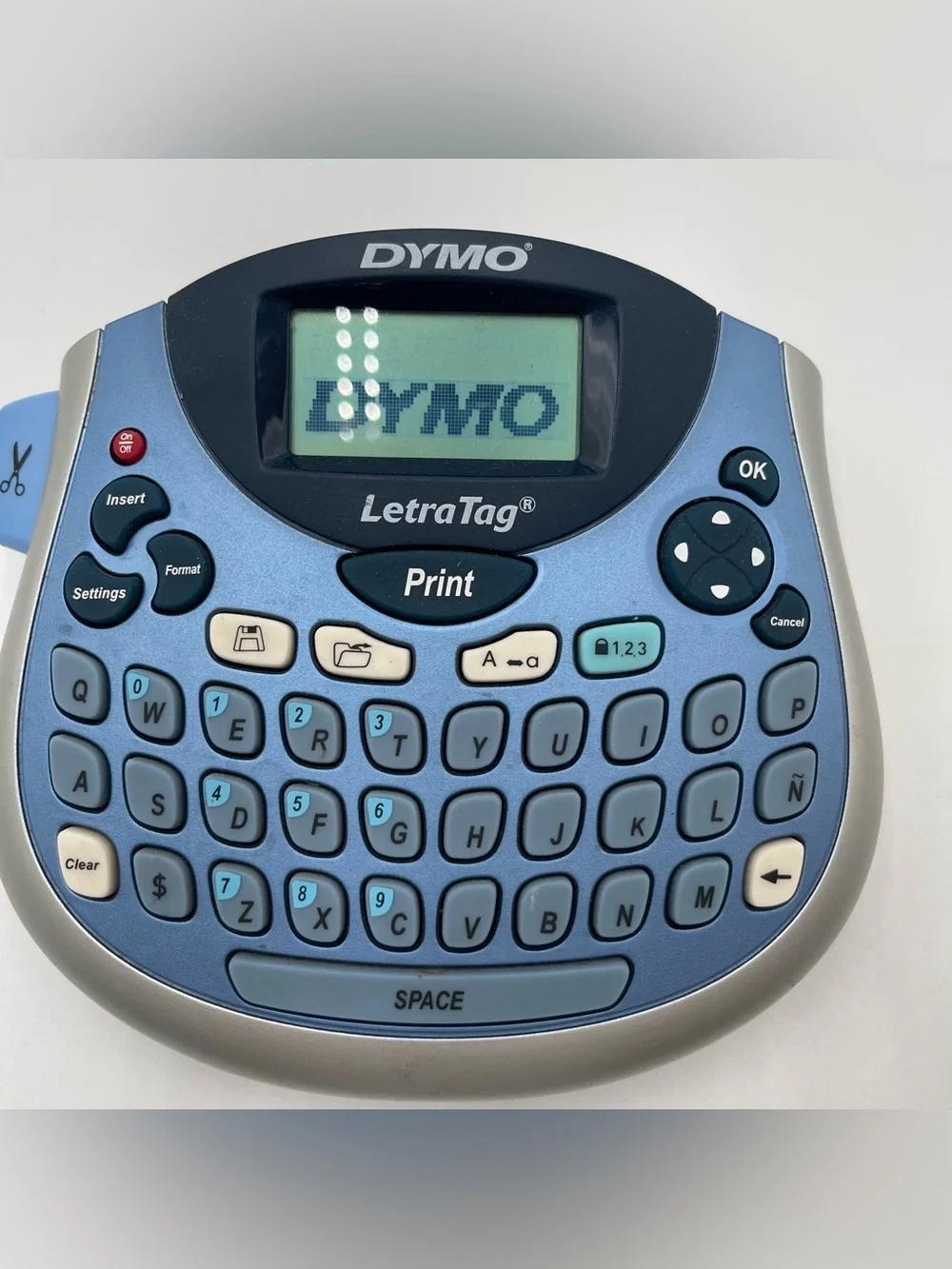 DYMO LetraTag LT-100T Label Maker Portable *No AC Adapter* Works Office